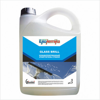 Ekokemika Glass Brill средство для мытья стекол и зеркал, 5 л