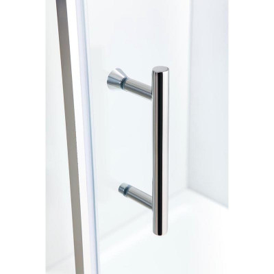 Душевой угол Black&White Stellar Wind S102 90х90 1029090 пр-ль серебристый хром стекло прозрачное