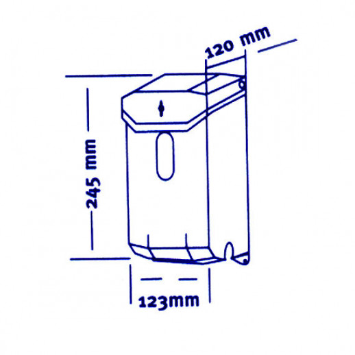 Jofel CLASICA АF50000 диспенсер для туалетной бумаги, белый