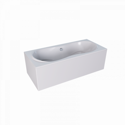 Ванна акриловая 1Marka DINAMIKA 170x80 прямоугольная 185 л белая (01ди1780)