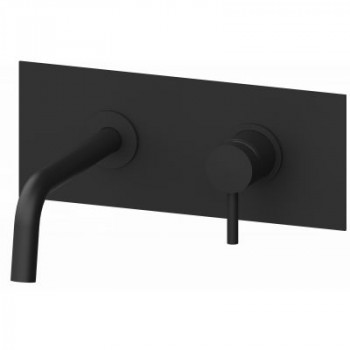 Встраиваемый смеситель для раковины Paffoni Light черный матовый LIG105NO