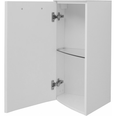 Шкаф подвесной в ванную De Aqua Тока 3 35 L 167479 угловой белый