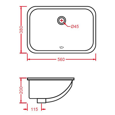 ArtCeram NETTUNO NTL001 раковина, 56 см х 38 см, белая