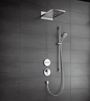 Смеситель термостат Hansgrohe ShowerSelect S 15744000 (хром)