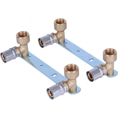 Настенный комплект STOUT для смесителя 1/2"x20 для металлопластиковых труб прессовой SFP-0013-001220