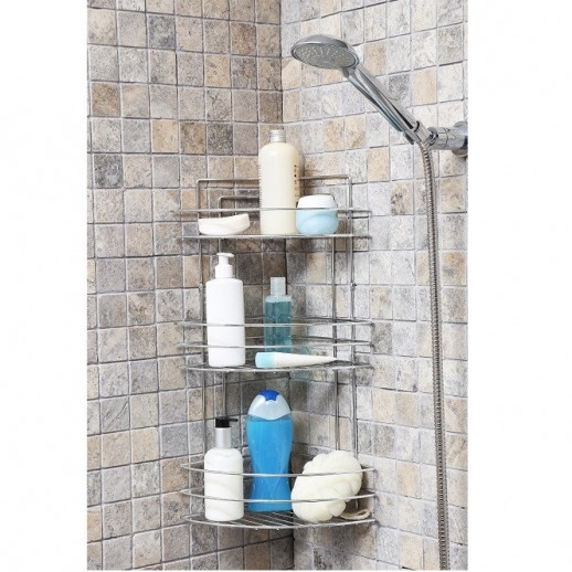 Primanova FEST D-05223 полка 3-х ярусная, 24*24*50см, хром