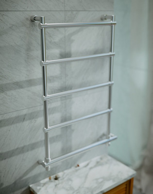 Электрический полотенцесушитель Margaroli Sole 570x834мм лесенка латунь хром (5424705CRNB)