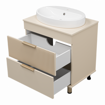 Тумба под раковину напольная Brevita Enfida 70 бежевый (ENF-06070-0342Я)