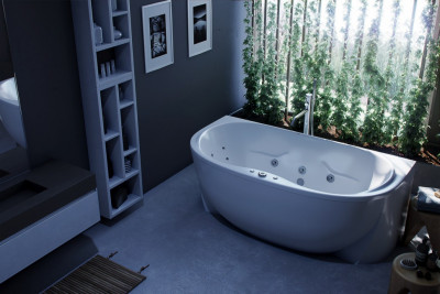 Ванна акриловая Aquatek Мелисса овальная 180х95 (без гидромассажа) MEL180-0000011