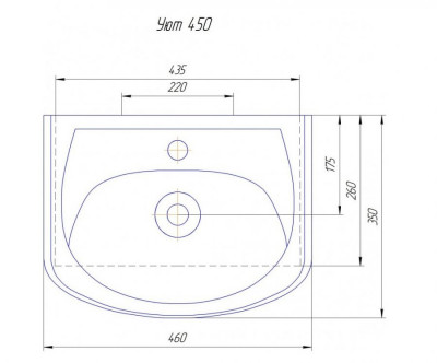 Комплект мебели Style Line Эко Волна №2 45 белый