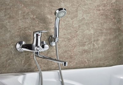 Смеситель для ванны Ledeme L2225 H25 однорычажный хром