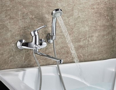 Смеситель для ванны Ledeme L2225 H25 однорычажный хром