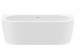 Акриловая ванна пристенная белая фронтальная панель CEZARES SLIM WALL-180-80-60-W37-SET, белый  (SLIM WALL-180-80-60-W37-SET)