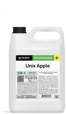 Pro-brite 308 Unix Apple жидкий освежитель воздуха с дезинфицирующим эффектом и ароматом яблока