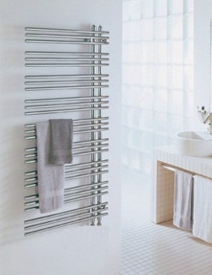 Zehnder Yucca Asymmetric YAE 50-130 полотенцесушитель электрический (L/R), нержавеющая сталь, хром, 130,4см x 47,8см