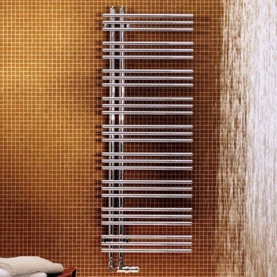 Zehnder Yucca Asymmetric YA 50-130 полотенцесушитель водяной для ГВС (L/R), нержавеющая сталь, 130,4см x 47,8см