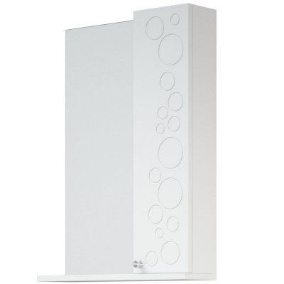 Зеркало со шкафом Corozo Орфей 50 SD-00000299 белое прямоугольное