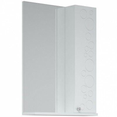 Зеркало со шкафом Corozo Орфей 50 SD-00000299 белое прямоугольное