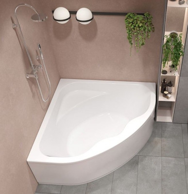 Акриловая ванна Santek Мелвилл 140х140 симметричная белая 1WH302402