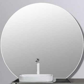 Зеркало в ванную Black&White Universe 130 915.mr с подсветкой без выключателя округлое