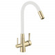 Смеситель для кухни с подключением к фильтру Savol S-L1806B-02, золото (S-L1806B-02)