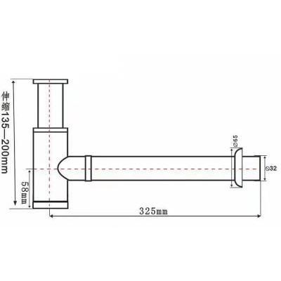 Сифон для раковины SantiLine SL-116 золото