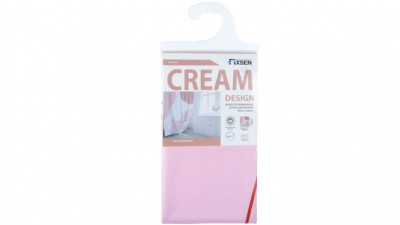 Штора для ванной Fixsen Cream (FX-2514), цвет розовый