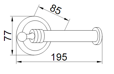 Boheme HERMITAGE 10335 бумагодержатель открытый, бронза