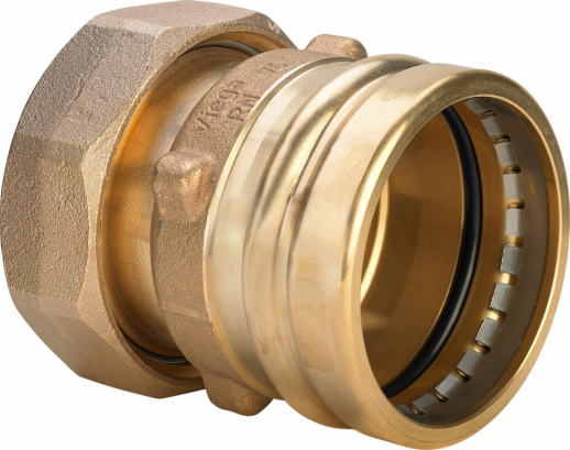 Viega Муфта с накидной гайкой пресс-В 76.1 х 3" плоское уплотнение бронза Sanpress SC-Contur, шт