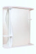 Зеркальный шкафчик Onika Лилия 55 белый, универсальный (205532)  (205532)