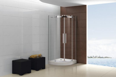 Душевой уголок Cezares Stylus-M STYLUS-O-M-R-2-100-C-Cr, 100*100 см