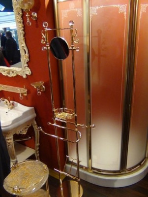 MIGLIORE Cristalia SWAROVSKI 16849 стойка высокая, 175 см, золото