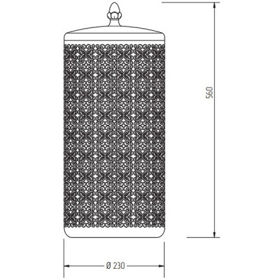 Корзина для белья 22л Migliore Complementi 24734 золото