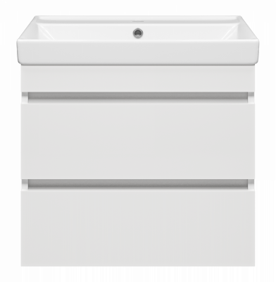 Тумба под раковину Misty Енисей - 60 с 2 ящ. подвесная (Э-Ени01060-012По2Я)