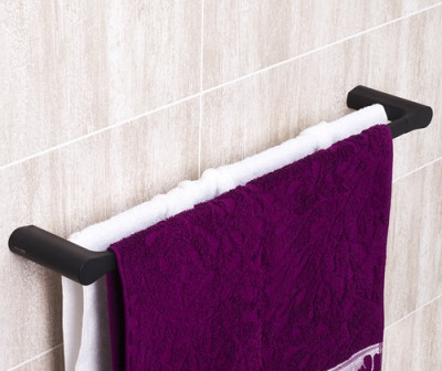 WasserKRAFT Elbe К-7240 полотенцедержатель двойной, черный