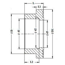 Бурт под фланец VALFEX STANDARD 75 белый (10189075)