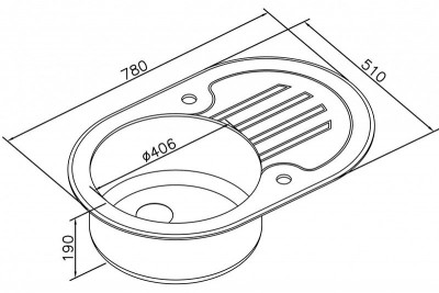 Zorg Inox Glass GL-7851-OV-WHITE-BRONZE кухонная мойка, белый/бронза