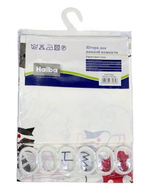 Штора для ванны Haiba HB75062 Коты