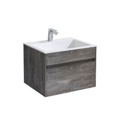 Тумба под раковину Vincea Chiara 600 подвесная 1 ящик soft-close, G.Stone VMC-2C600GS