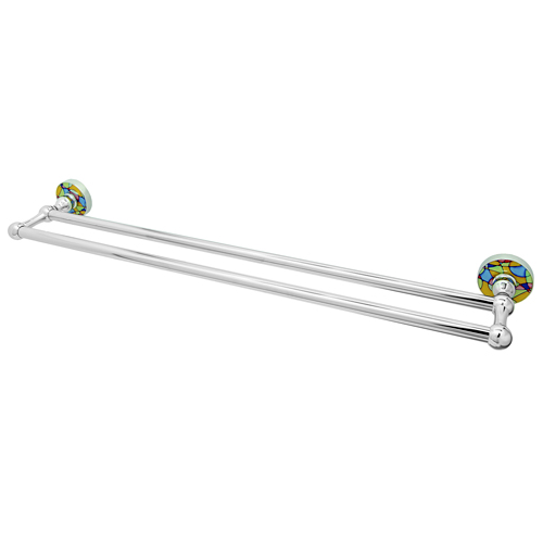 WasserKRAFT Diemel K-2240 полотенцедержатель двойной, хром