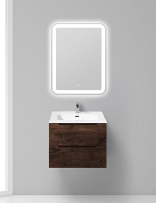 Тумба под раковину BelBagno ETNA 39-600/390-2C-SO-RW-P подвесная Rovere Moro МДФ