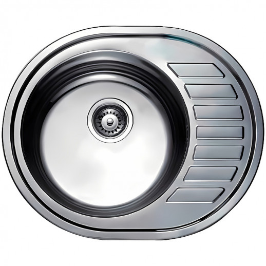 Кухонная мойка Haiba 57 HBS4557 (нерж сталь) матовая