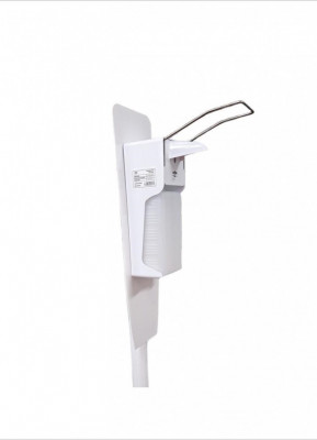 Напольная стойка для локтевого дозатора мыла или антисептика