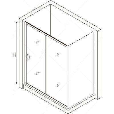 Душевой уголок RGW Passage PA-76 170х70 35087677-11 прозрачный профиль хром прямоугольный