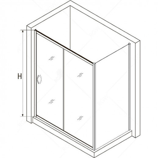 Душевой уголок RGW Passage PA-76 170х70 35087677-11 прозрачный профиль хром прямоугольный