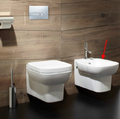 JACOB DELAFON REPLAY E4834-00 биде подвесное, белое