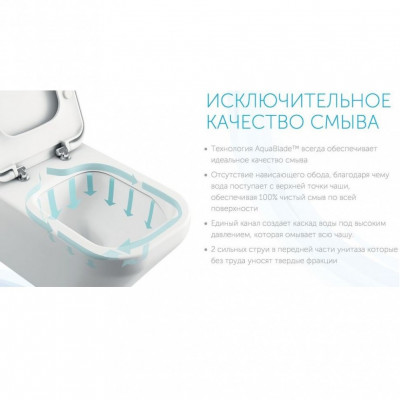 Ideal Standard CONNECT AquaBlade E042901 унитаз-компакт напольный безободковый, белый