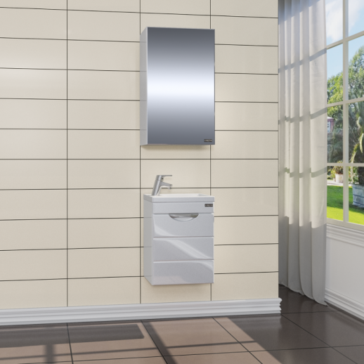 Тумба для умывальника подвесная СаНта "Родос-40" (под умывальник Комо40)