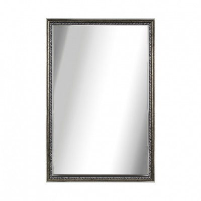 Зеркало GFmark в узорной рамке, 450х700х33 мм пластик серебро (45762)