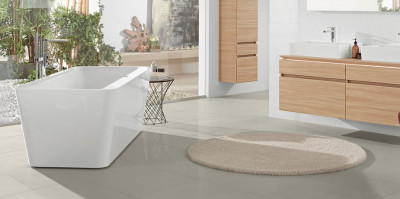 Villeroy & Boch Squaro Edge 12 duo UBQ180SQE7DV-01 ванна, 180см х 80см, кварил, белый Alpin